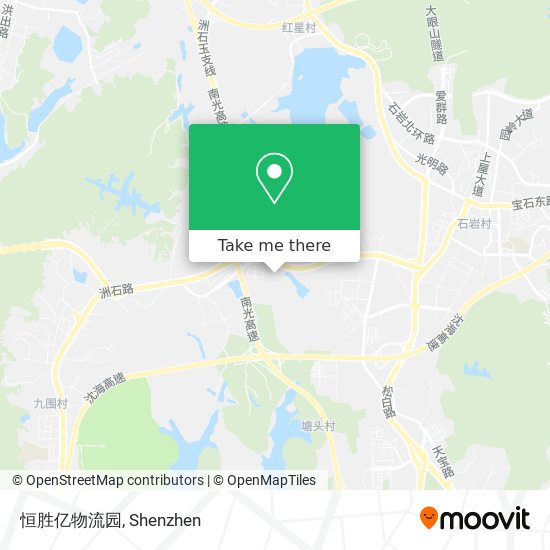 恒胜亿物流园 map
