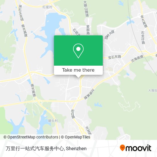 万里行一站式汽车服务中心 map