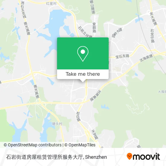 石岩街道房屋租赁管理所服务大厅 map