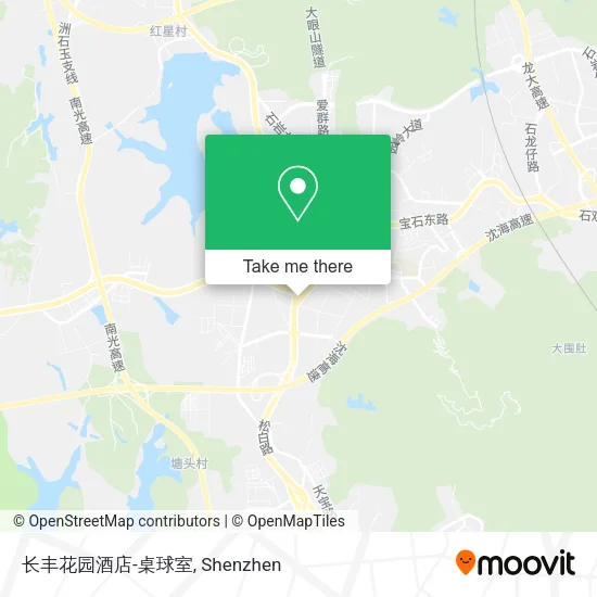 长丰花园酒店-桌球室 map