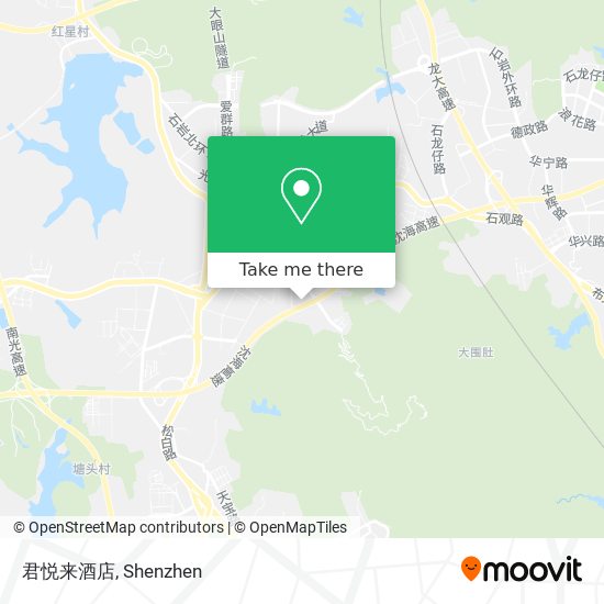 君悦来酒店 map