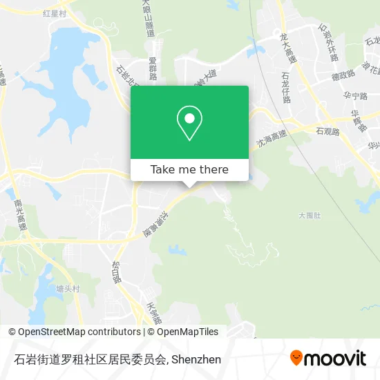 石岩街道罗租社区居民委员会 map