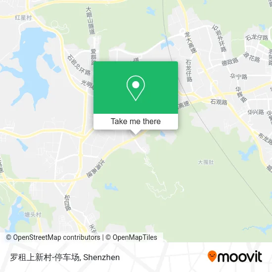 罗租上新村-停车场 map