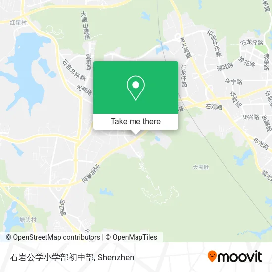 石岩公学小学部初中部 map