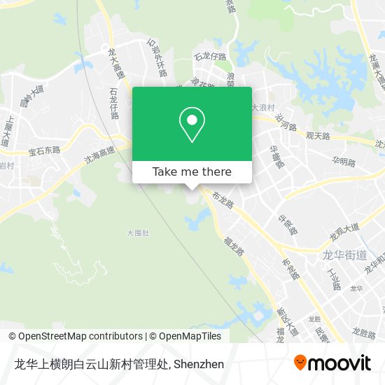 龙华上横朗白云山新村管理处 map