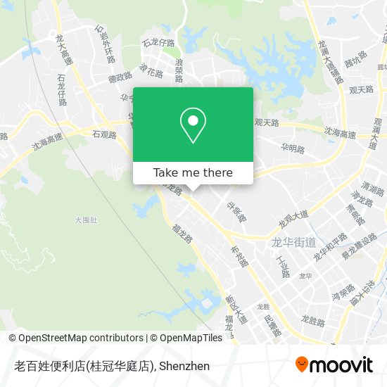 老百姓便利店(桂冠华庭店) map