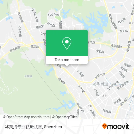 冰芙洁专业祛斑祛痘 map