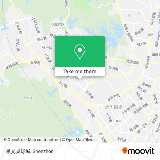 星光桌球城 map