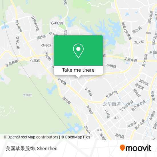 美国苹果服饰 map