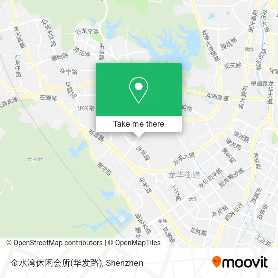 金水湾休闲会所(华发路) map