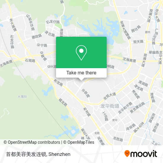 首都美容美发连锁 map