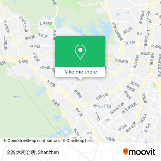 金富休闲会所 map