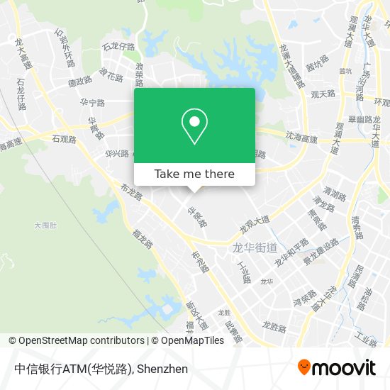 中信银行ATM(华悦路) map