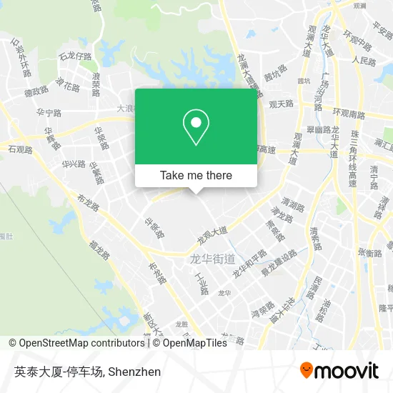 英泰大厦-停车场 map