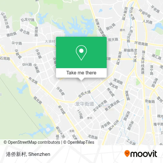 港侨新村 map