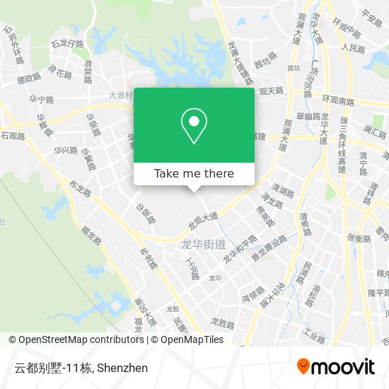 云都别墅-11栋 map