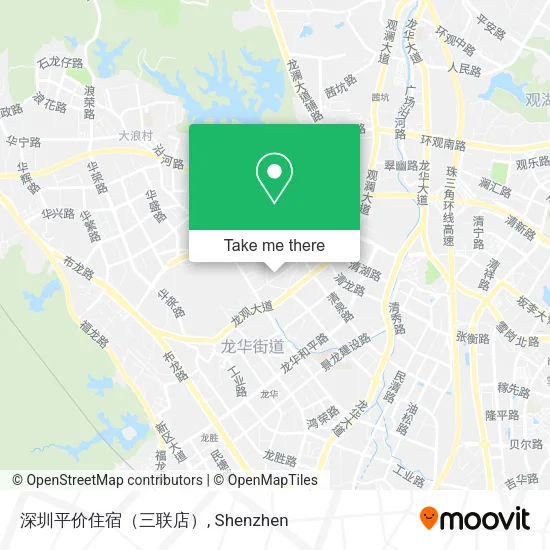 深圳平价住宿（三联店） map