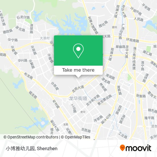 小博雅幼儿园 map