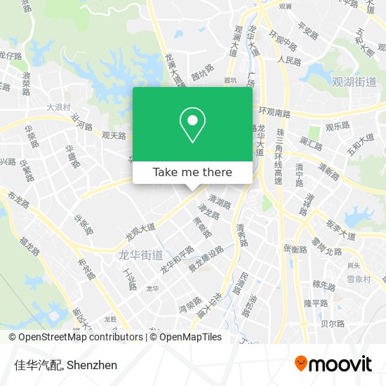 佳华汽配 map
