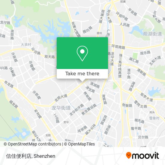 信佳便利店 map