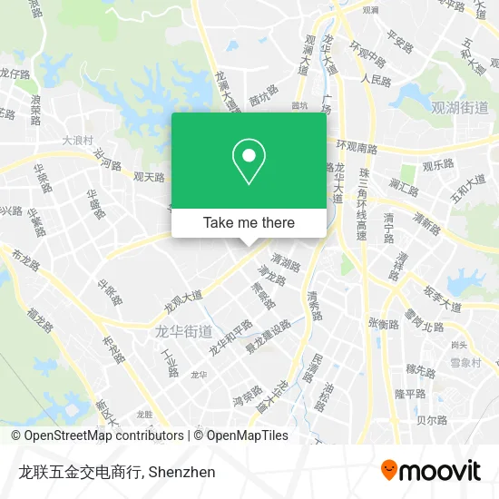 龙联五金交电商行 map