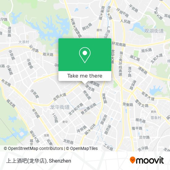 上上酒吧(龙华店) map