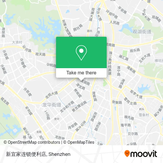 新宜家连锁便利店 map
