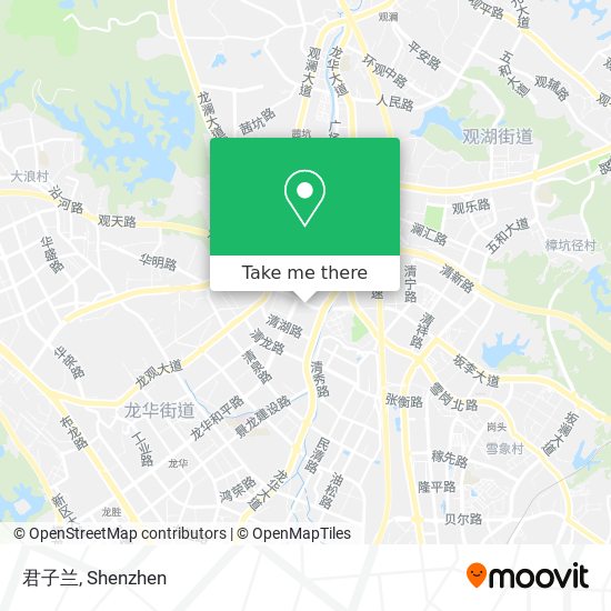 君子兰 map