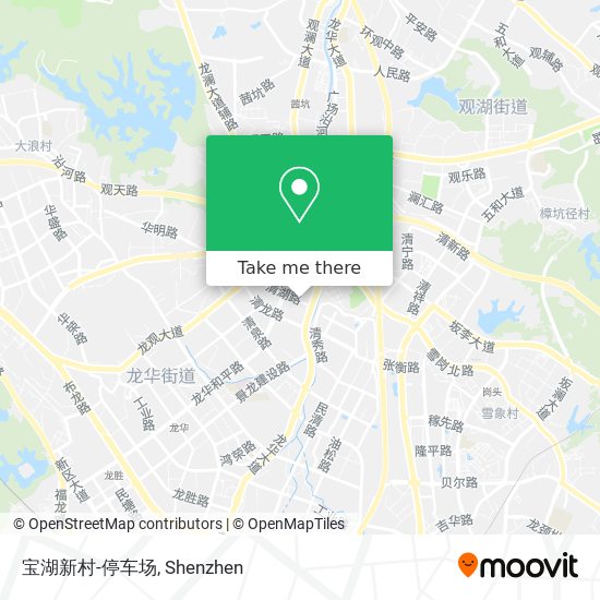宝湖新村-停车场 map