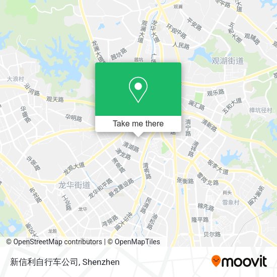 新信利自行车公司 map