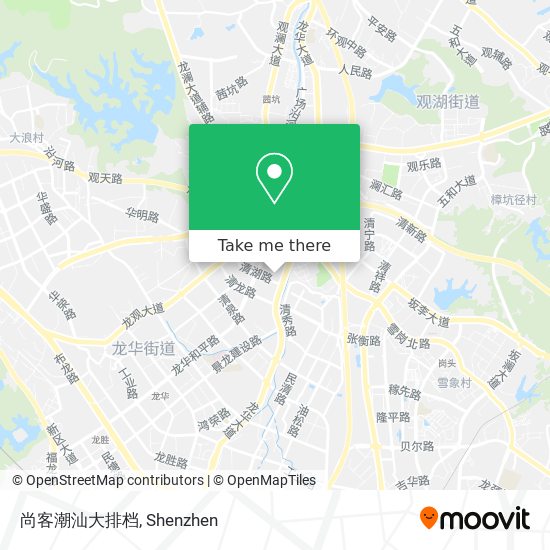 尚客潮汕大排档 map