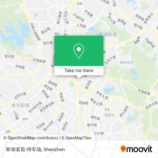 翠湖茗苑-停车场 map