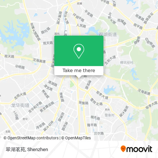 翠湖茗苑 map