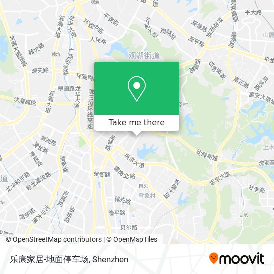 乐康家居-地面停车场 map