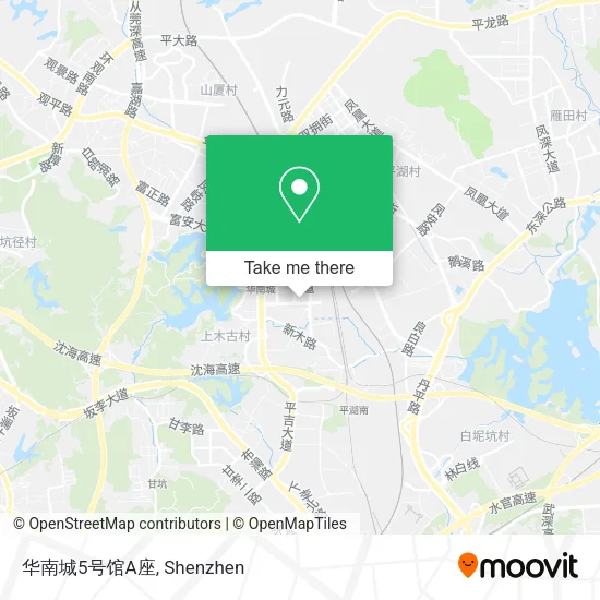 华南城5号馆A座 map