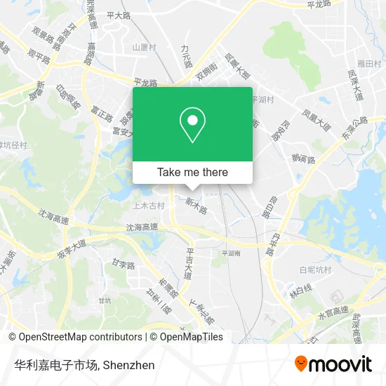 华利嘉电子市场 map