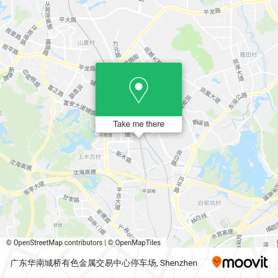 广东华南城桥有色金属交易中心停车场 map