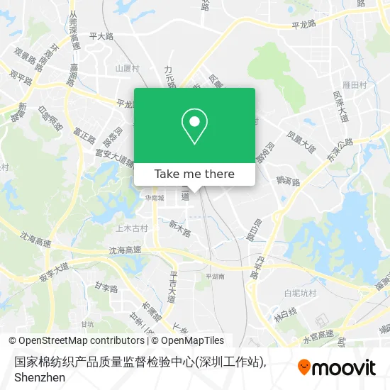 国家棉纺织产品质量监督检验中心(深圳工作站) map