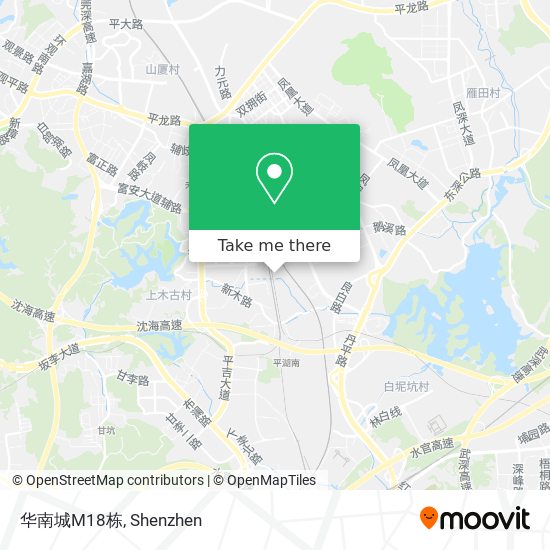 华南城M18栋 map