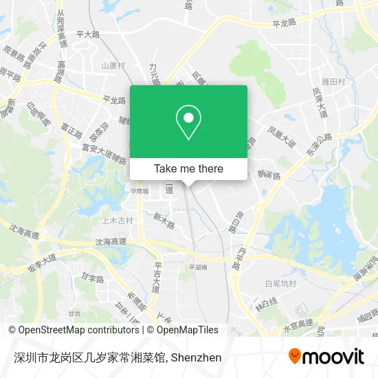 深圳市龙岗区几岁家常湘菜馆 map