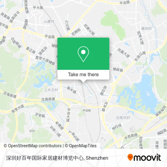 深圳好百年国际家居建材博览中心 map