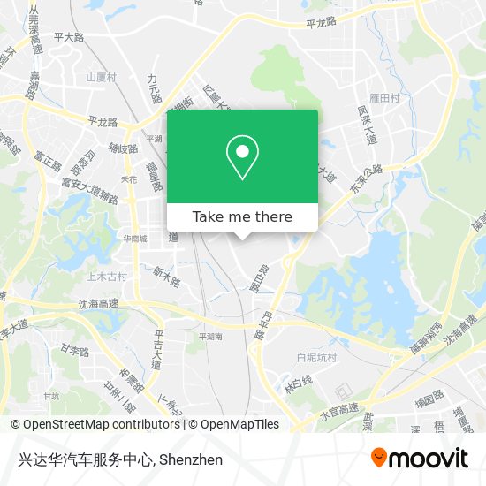 兴达华汽车服务中心 map