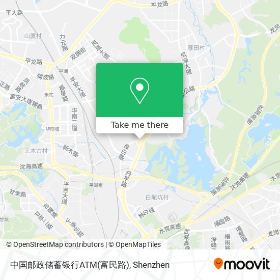 中国邮政储蓄银行ATM(富民路) map