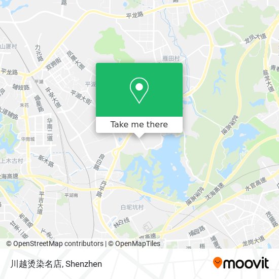 川越烫染名店 map