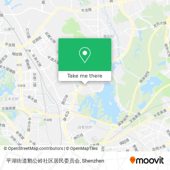 平湖街道鹅公岭社区居民委员会 map