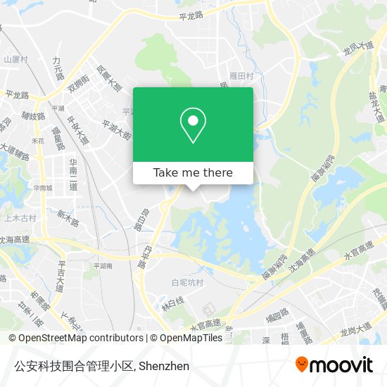 公安科技围合管理小区 map