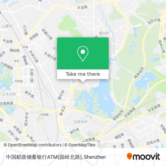 中国邮政储蓄银行ATM(园岭北路) map