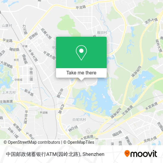 中国邮政储蓄银行ATM(园岭北路) map