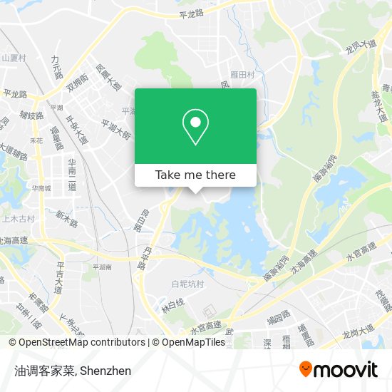 油调客家菜 map