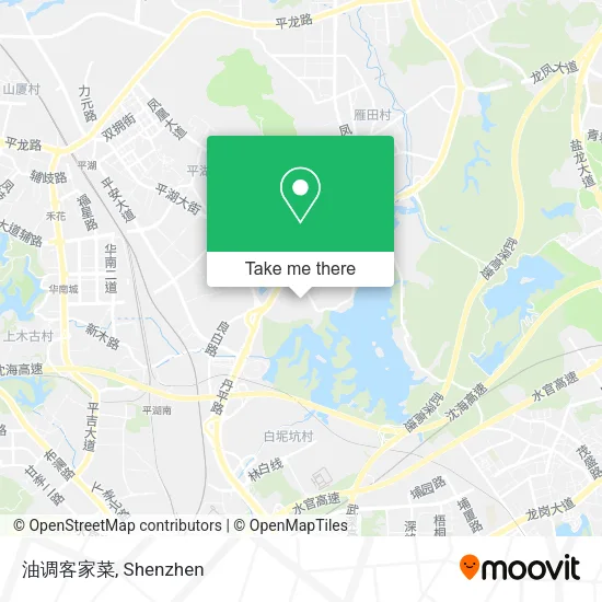 油调客家菜 map